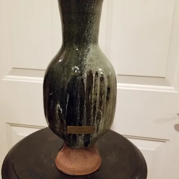 Vintage Mid Century Modern Ceramic Vase by Marguerite Rost - Picture 3 of 15